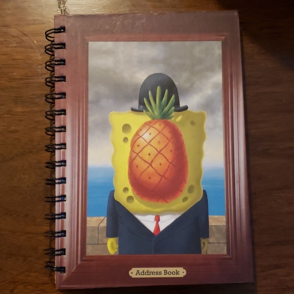 Nickelodeon SpongeBob SquarePants address book